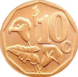 10 cents en Swati - Ningizimu Afrika Afrique du Sud 2014