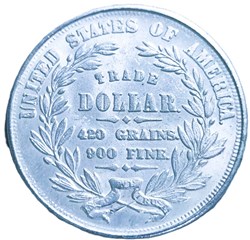 Etats Unis-1 Trade Dollar 1872-Faux d'époque provenance Chine