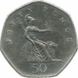 50 Pence Angleterre Elizabeth II 1997