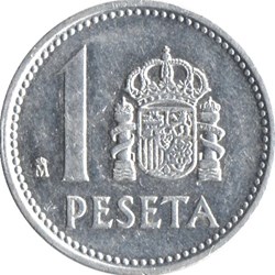 1 Peseta Espagne 1986