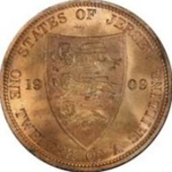 1⁄12 shilling Édouard VII 1909 Jersey