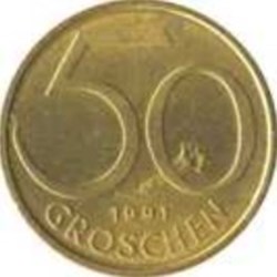 50 Groschen Autriche 1980