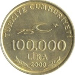 100 000 Lira Turquie 1999