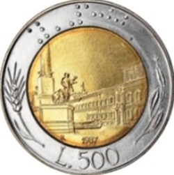 500 lires Italie 1983