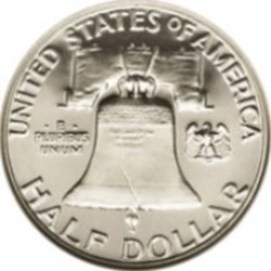 ½ dollar "Franklin Half Dollar" Etats-Unis 1963 D