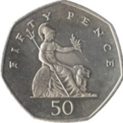 50 Pence Angleterre Elizabeth II 2000