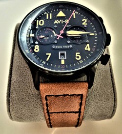 Montre aviateur Avi-8 AV-4088-03 Debden Carey Dual Time