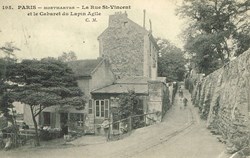 France-Paris-Montmartre-Rue Saint Vincent
