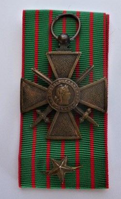 France-Croix de guerre 1914/1918 et étoile de bronze