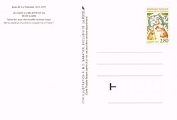 Carte Poste -Jean de La Fontaine