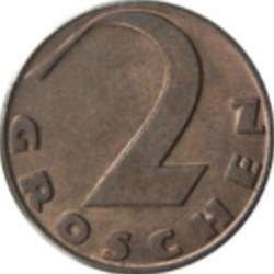 2 Groschen Autriche 1934