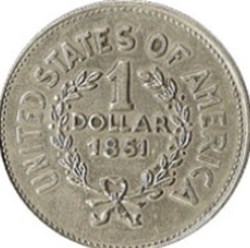 Etats-Unis 1 Dollar Indian Head (jeton de fantaisie)