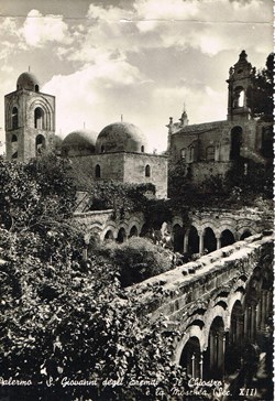 Italie-Sicile-Palerme-Cloitre Saint Jean des Hermites