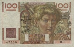 100 Francs JEUNE PAYSAN Type 1945