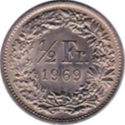 1/2 Franc Suisse 1979