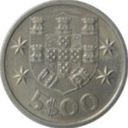 5 Escudos Portugal 1984