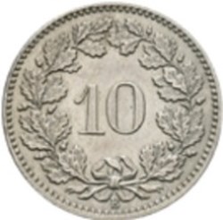 10 Rappen Suisse 1921