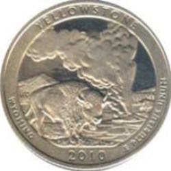 Etats Unis-¼ Dollar "Quarter Yellowstone" 2010 P