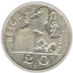 20 Francs Belgique 1949
