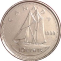 10 cents - Élisabeth II Canada 1979