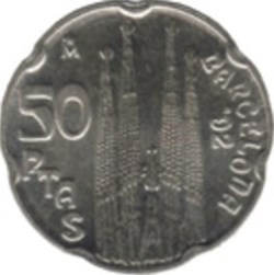 50 Pesetas Espagne 1992 JO