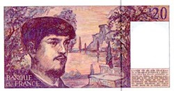 20 Francs DEBUSSY Type 1980