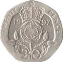 20 Pence Angleterre Elizabeth II 1993