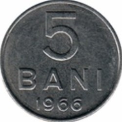 5 Bani Roumanie 1966 République Socialiste