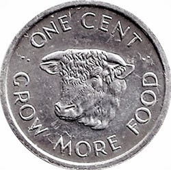 1 Cent Elizabeth II FAO Seychelles 1972