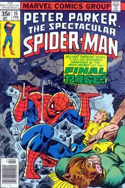 Peter Parker the spectacular Spider-man  VO 1977-N°15