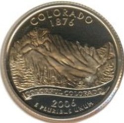 Etats Unis-¼ Dollar "Quarter Colorado" 2006 P