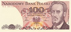Pologne-100 Zloty 1988