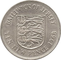 10 nouveaux pence 1980 Elizabeth II 2e effigie