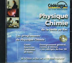 Cédérama Physique Chimie de la 5ème au Bac