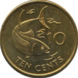 10 cents seychelles 1994
