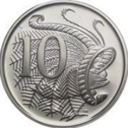 Australie-10 cents Elizabeth II 2e effigie 1979