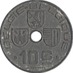 10 Centimes Belgique 1943