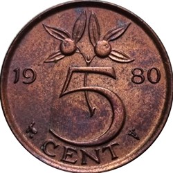 5 Cent Pays-Bas 1972