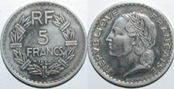 5 Francs Lavrillier 1952