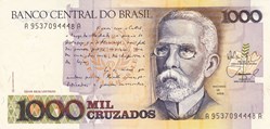 Brésil-1000 cruzados-1988