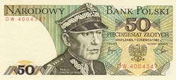 Pologne-50 Zloty 1988