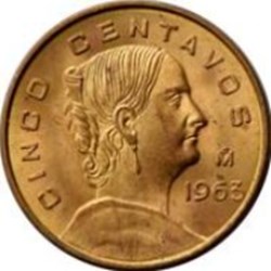 5 Centavos Mexique 1969