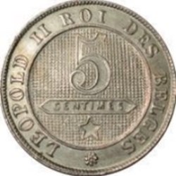 5 Centimes Belgique 1900