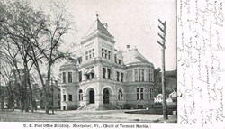 Etats Unis- Vermont -Montpelier-Post Office