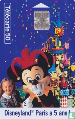 France- Disneyland Paris a 5 ans !- Schlumberger 07.1 (1992)