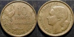 10 Francs Guiraud 1953