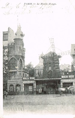France-Paris-Le Moulin Rouge