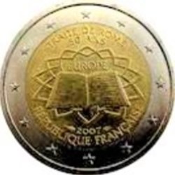 2 Euros-France 2007-Traité de Rome