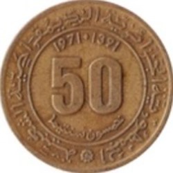 50 Centimes Algérie 1971