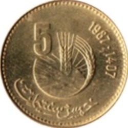 5 Santimat Maroc 1987